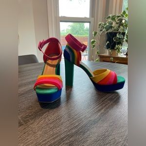 Rainbow Heels